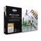 Zieler® Premium 24 Half Pan Watercolor set with Detachable Pallet and 2 x Watercolor Brushes